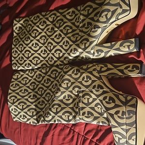 Gucci Tall Boot Beige/Brown Size 6.5